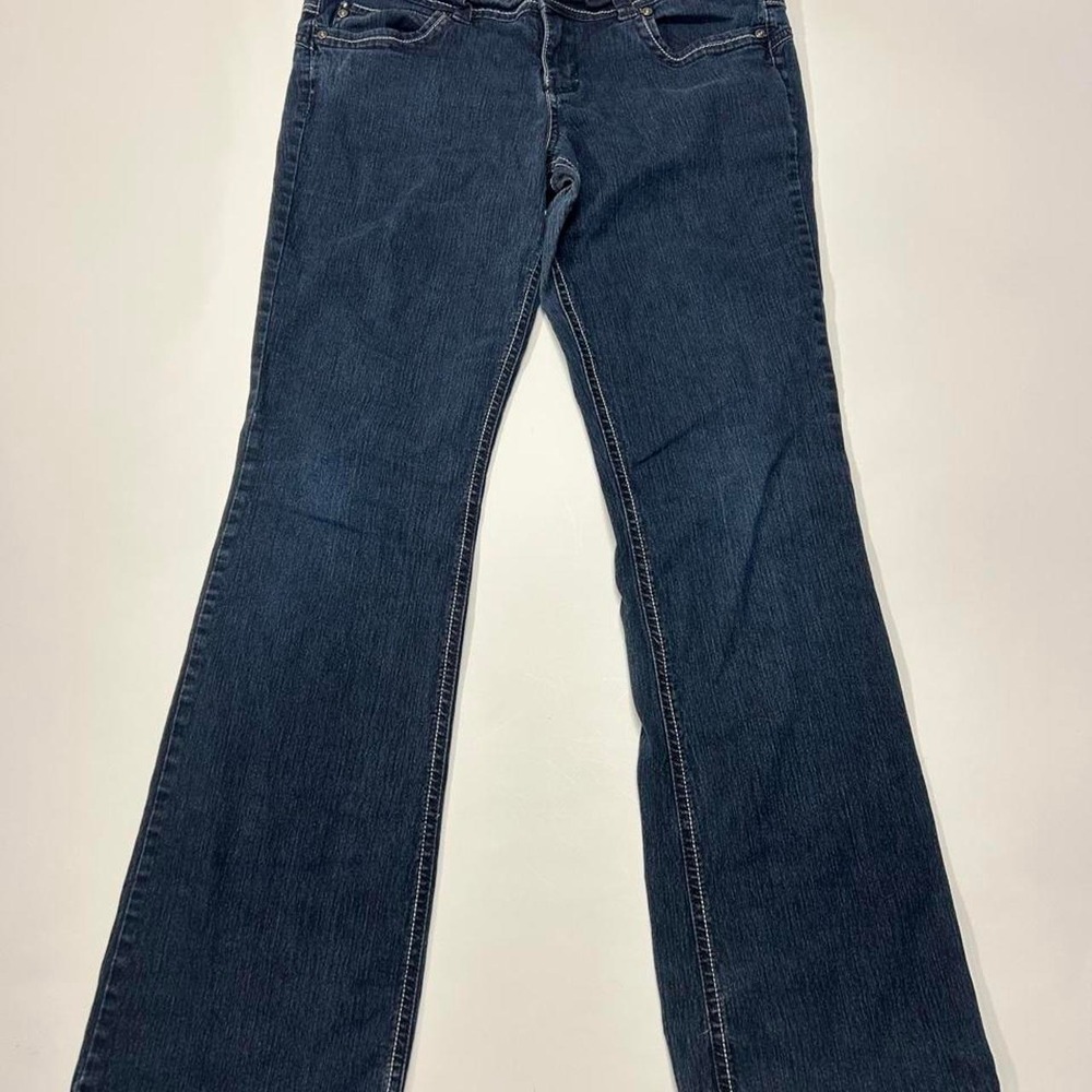 L.e.i. Ashley Trouble Dark Wash Bootcut Jeans Womens Size 13
